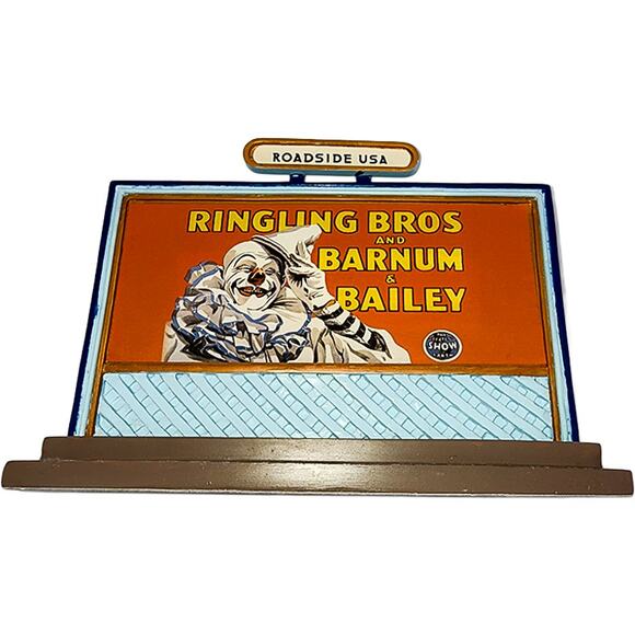 Lefton Ringling Bros Barnum Bailey Circus Roadside USA Billboard 10522 in Box - Picture 4 of 8